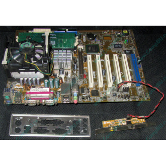 Материнская плата Asus P4PE (FireWire) с процессором Intel Pentium-4 2.4GHz s.478 и памятью 768Mb DDR1 Б/У (Ставрополь)